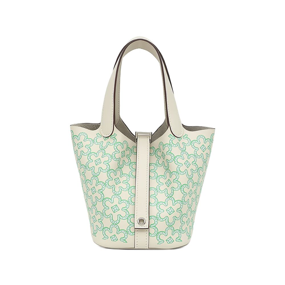 Pre-Loved Hermes Micro Swift Lucky Daisy Picotin Lock 14